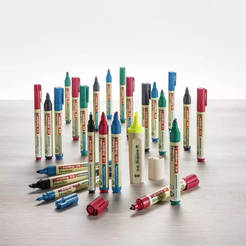 Püs marker Edding EcoLine 21 punane 10 tk