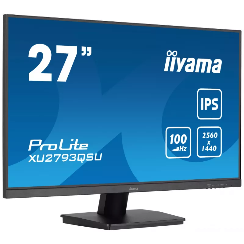 iiyama ProLite XU2793QSU-B6 arvutimonitor 68,6 cm (27 tolli) 2560 x 1440 pikslit Wide Quad HD LED Must