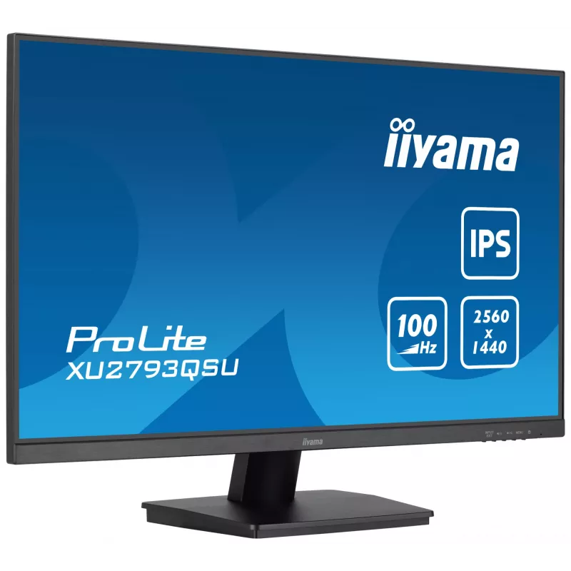 iiyama ProLite XU2793QSU-B6 arvutimonitor 68,6 cm (27 tolli) 2560 x 1440 pikslit Wide Quad HD LED Must