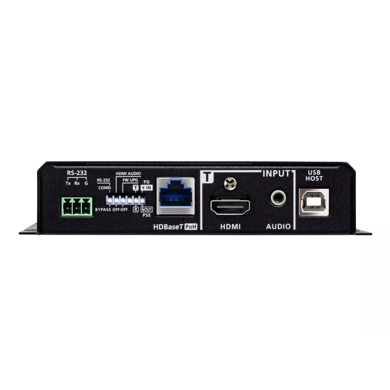 AV-saatja ja -vastuvõtja ATEN True 4K HDMI/USB HDBT3.0-Lite – 4096×2160 @ kuni 40 m, USB Type-A/Type-B, alalisvoolu toide