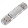 Hama C-Laeta USB-mälupulk 16 GB USB-tüüp-A / USB-USB-C 3.2 Gen 1 (3.1 Gen 1) Hõbedane