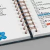 Kirjutusmärkmik A5 Sigel JN601 240 lehte Must Roosa Valge