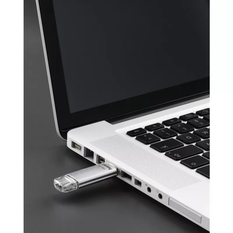 Hama C-Laeta USB-mälupulk 32 GB USB tüüp-A / USB USB-C 3.2 Gen 1 (3.1 Gen 1) Hõbedane