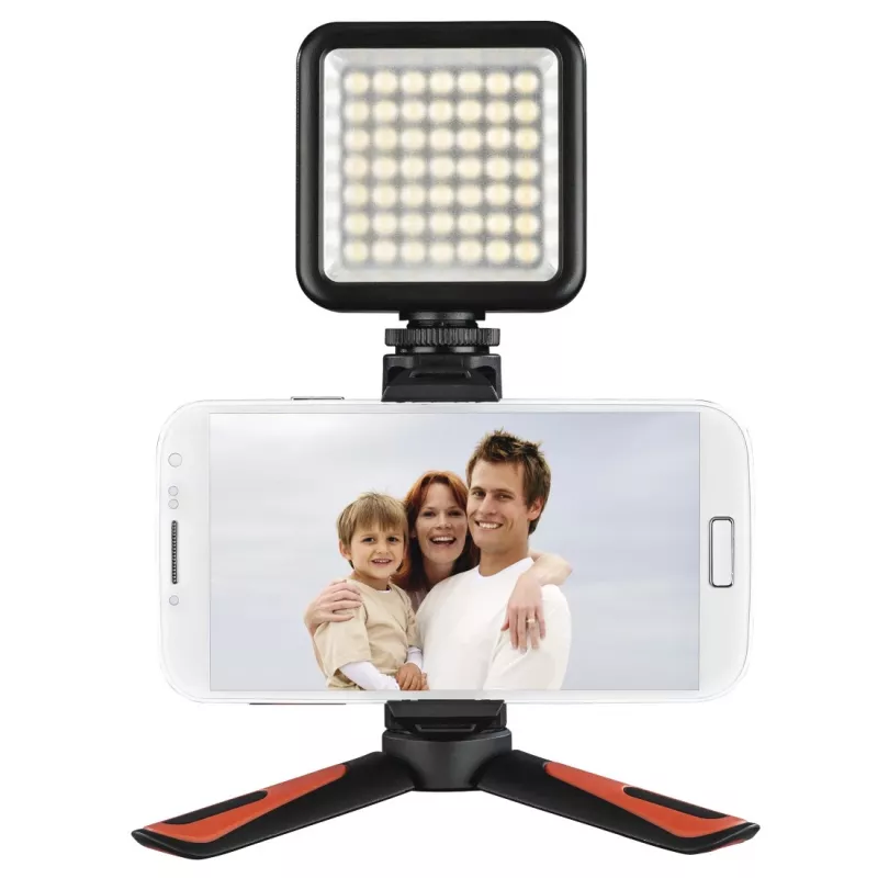 Hama Pocket II Rotation tripod Smartphone/Tablet 3 leg(s) Must, Red