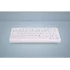 Klaviatuurikate Active Key AK-C4110 — silikoon, saksa paigutus, 291×139×25 mm, valge