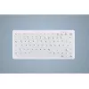 Klaviatuurikate Active Key AK-C4110 — silikoon, saksa paigutus, 291×139×25 mm, valge