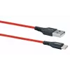 USB A - USB C kaabel SCHWAIGER LPRO510 501 — USB 3.2 Gen 1 (3.1 Gen 1), 1,2 m, punane