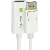 Techly DisplayPort 1.2 isane / HDMI emane adapter 15 cm valge IADAP DP-HDMIF2