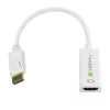 Techly DisplayPort 1.2 isane / HDMI emane adapter 15 cm valge IADAP DP-HDMIF2