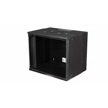 Equip Eco Mount 19' kapp, 09U, 540X400MM, RAL9005 must