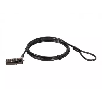 Conceptronic CUSTODIO01BN kombinatsiooniga sülearvutilukk, nano turvapesa, 1,8 m