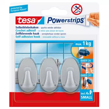 Universaalne konks Tesa Powerstrips Hooks Small OVAL