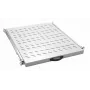 Libistatav riiul EQUIP 19-tolline, 1U, 800 mm sügavus, helehall