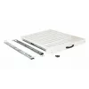 Libistatav riiul EQUIP 19-tolline, 1U, 800 mm sügavus, helehall