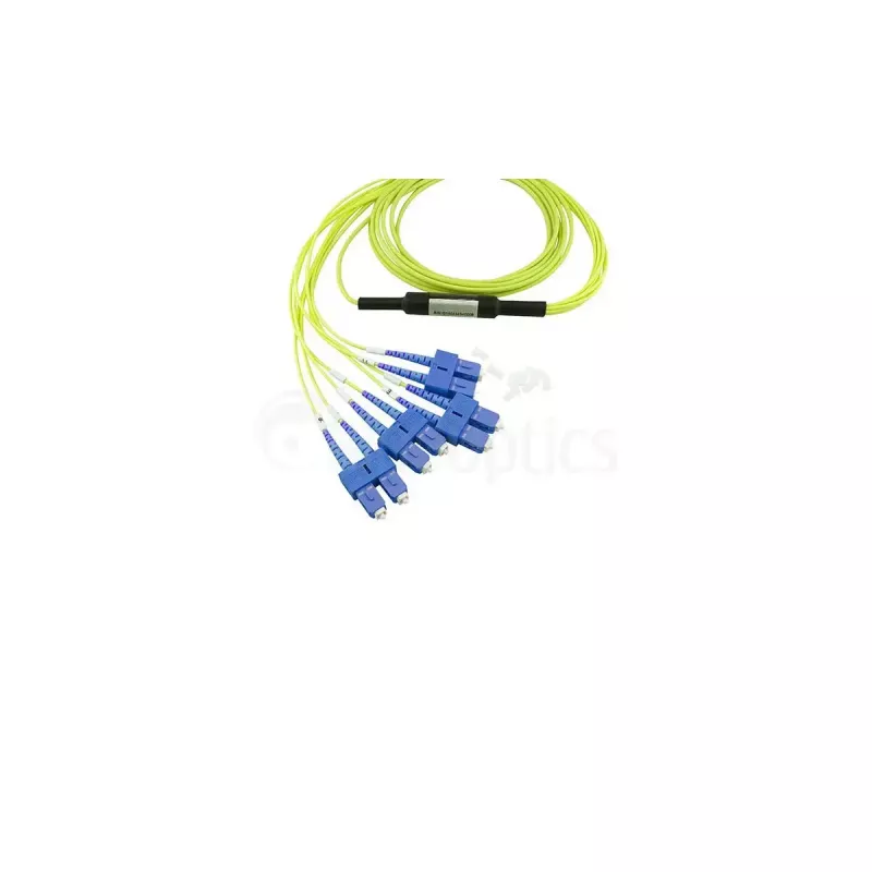 BlueOptics fiiberoptiline kaabel SFP5142BU10MKB 10 m, G.657.A1, 4x SC to MPO, kollane