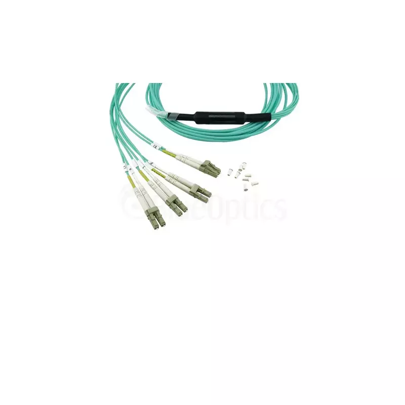 BlueOptics F5-UPG-QSFP+-10M-2-BO valguskaabli harunduv ühenduskaabel, MTP-4xLC mitmemoodiline OM3, 10 m, MTP/UPC, LC/UPC