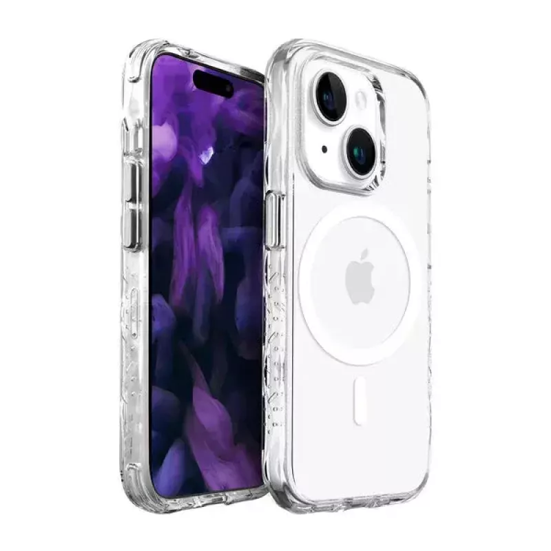 Mobiiltelefoni ümbris LAUT Crystal Matter X Apple iPhone 15 jaoks, läbipaistev, sobib 15,5 cm (6,1 tolli)