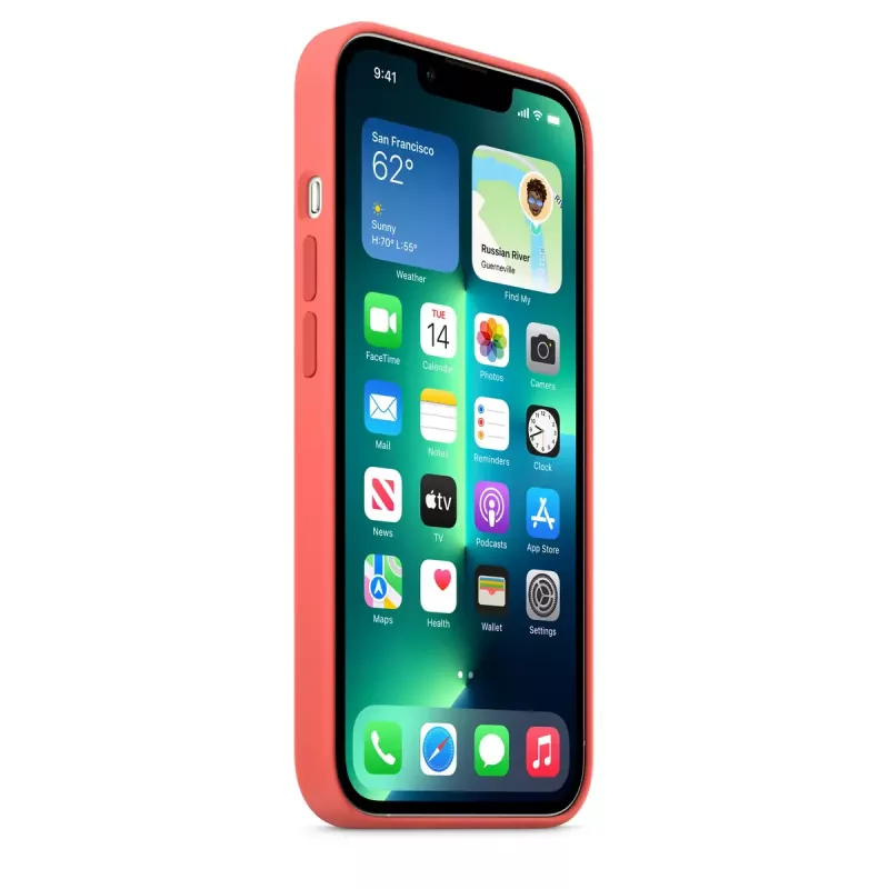 Mobiiltelefoni ümbris Apple MM2E3ZM/A ümbris iPhone 13 Pro jaoks, silikoon, 6,1 tolli (15,5 cm), roosa