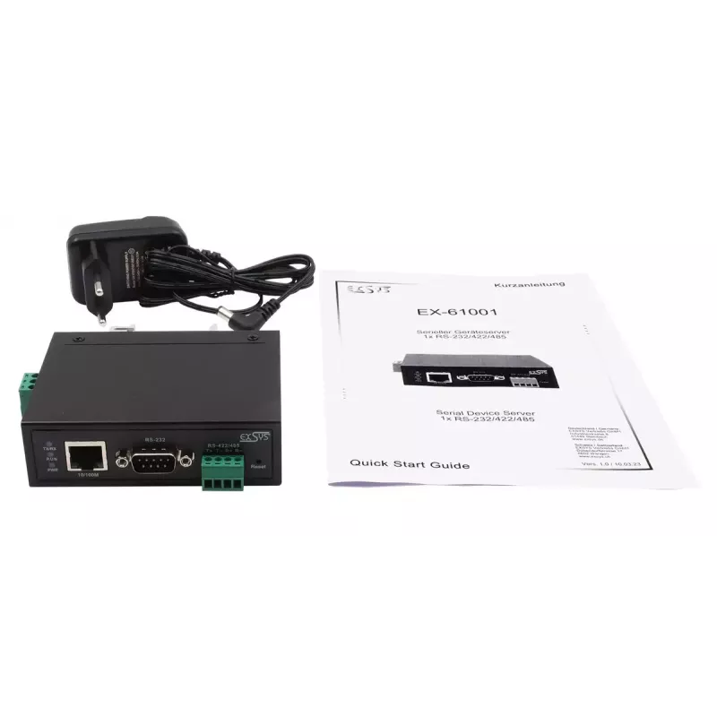EXSYS EX-61001 jadastrippserver RS-232/422/485 DC 12-48V