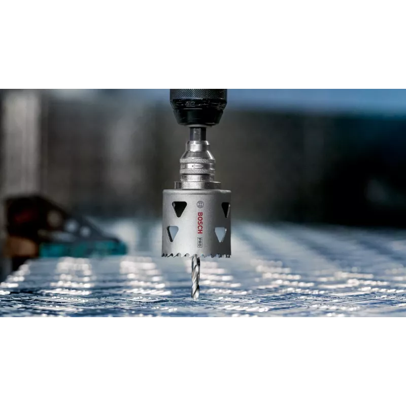 Hole Saw Bosch PRO Multi Material 44/92 mm — Ühes tükis, puurimiseks, kipsplaadi, metalli, plasti, pehme puidu jaoks