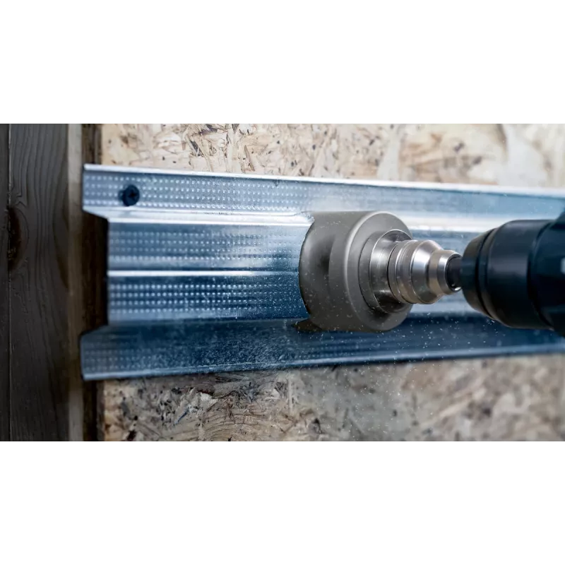 Hole Saw Bosch PRO Multi Material 44/92 mm — Ühes tükis, puurimiseks, kipsplaadi, metalli, plasti, pehme puidu jaoks