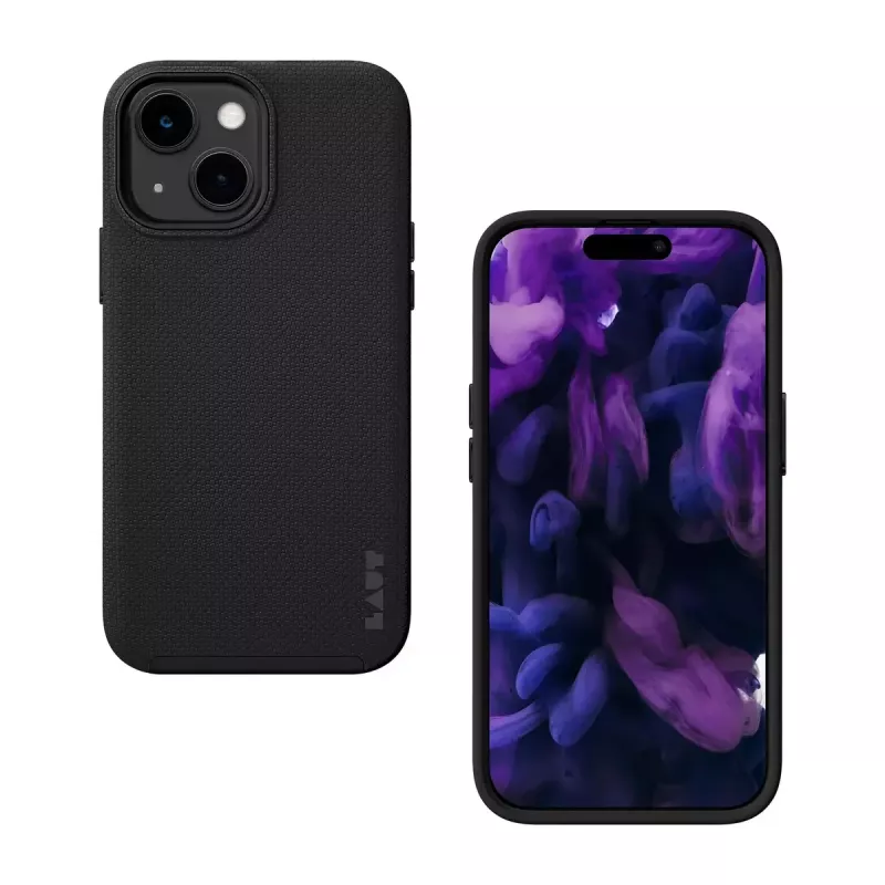 Kaitseümbris LAUT SHIELD iPhone 15 jaoks (6,1 tolli, must) — ümbris Apple iPhone 15 jaoks