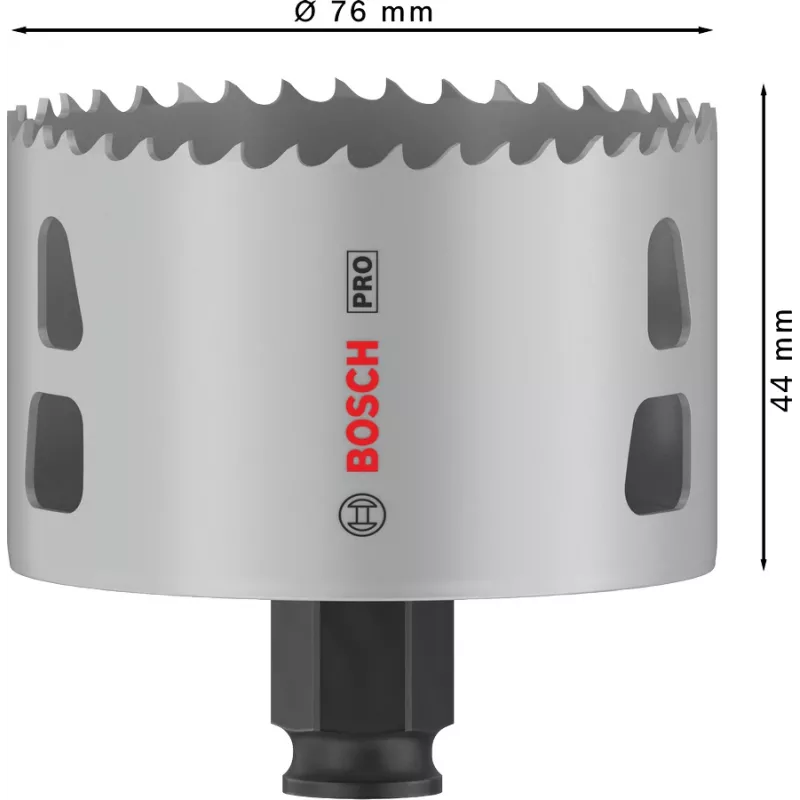 Hole Saw Bosch PRO Multi Material PC Plus 44/76 mm Single Drill