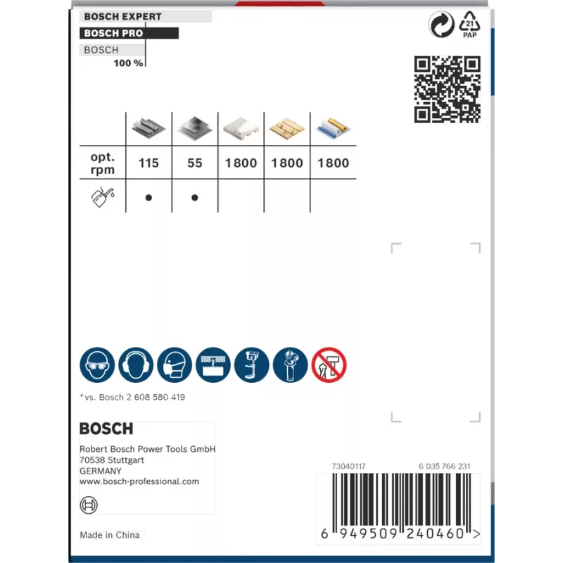 Hole Saw Bosch PRO Multi Material PC Plus 44/76 mm Single Drill