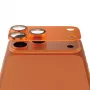 Kaamera kaitse PanzerGlass Fender iPhone 17 Pro Max, silikoon, Cosmic oranž, kriimustus- ja põrutuskindel