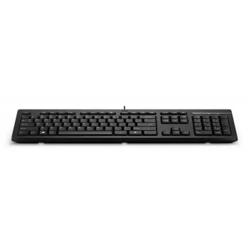 HP 125 juhtmega klaviatuur, täissuuruses USB-membraanklaviatuur, QWERTY, must