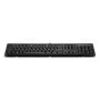 HP 125 juhtmega klaviatuur, täissuuruses USB-membraanklaviatuur, QWERTY, must