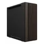 PC-korpus ASUS ProArt PA602 Wood Edition Midi Tower — must ja puit, toetab ATX/EATX, 2x200 mm ees, 1x140 mm taga