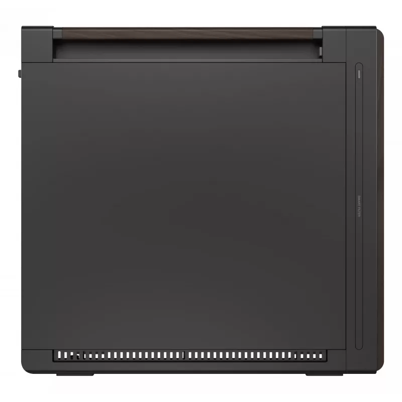 PC-korpus ASUS ProArt PA602 Wood Edition Midi Tower — must ja puit, toetab ATX/EATX, 2x200 mm ees, 1x140 mm taga