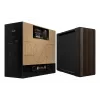 PC-korpus ASUS ProArt PA602 Wood Edition Midi Tower — must ja puit, toetab ATX/EATX, 2x200 mm ees, 1x140 mm taga