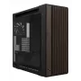 ASUS ProArt PA602 Wood Edition Modern Must - karastatud klaasiga paneel Midi Tower Must, Puit