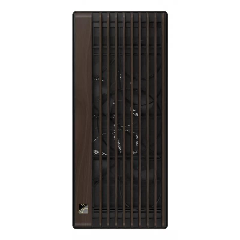 ASUS ProArt PA602 Wood Edition Modern Must - karastatud klaasiga paneel Midi Tower Must, Puit