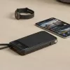 Akupank MediaRange MRMA753 10 000 mAh LiPo integreeritud kaablite, LC-ekraani, USB-C PD ja Quick Charge'iga, must