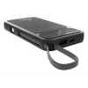 Akupank MediaRange MRMA753 10 000 mAh LiPo integreeritud kaablite, LC-ekraani, USB-C PD ja Quick Charge'iga, must