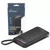 Akupank MediaRange MRMA753 10 000 mAh LiPo integreeritud kaablite, LC-ekraani, USB-C PD ja Quick Charge'iga, must