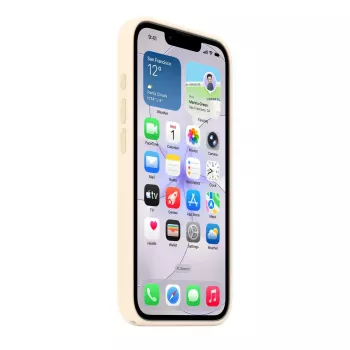 Silikoonümbris MagSafe’iga Apple iPhone 17e jaoks — Vanilje, 6,1-tollisele (15,5 cm) ekraanile