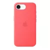 Silikoonümbris koos MagSafe'iga Apple iPhone 17e jaoks — Bright Guava, sobib 6,1 tolli (15,5 cm) ekraanile
