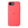 Silikoonümbris koos MagSafe'iga Apple iPhone 17e jaoks — Bright Guava, sobib 6,1 tolli (15,5 cm) ekraanile