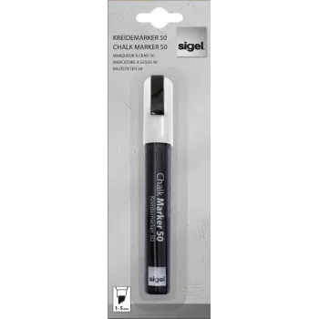 Kriidimarker Sigel GL181 valge