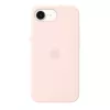 MagSafe'iga silikoonümbris iPhone 17e jaoks Apple'ilt — Soft Pink, 6,1-tollisele (15,5 cm) ekraanile