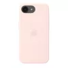 MagSafe'iga silikoonümbris iPhone 17e jaoks Apple'ilt — Soft Pink, 6,1-tollisele (15,5 cm) ekraanile