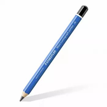 Pliiats Staedtler 100J 2B, sinine lakk, 5,3 mm südamik, 1 tk