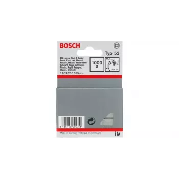Peenitraatklambrid Bosch Type 53 Maht 1000 klambrit Mõõtmed 11,4 x 0,74 x 12 mm