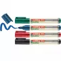 Marker Edding EcoLine 29 4 tk Tsisternibu Must Sinine Roheline Punane