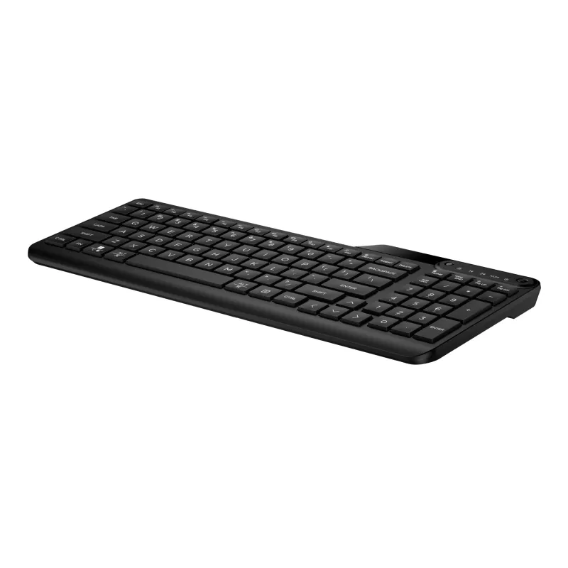 Juhtmevaba täissuuruses klaviatuur HP 475 — kaherežiimiline RF-juhtmevaba + Bluetooth, membraan, must