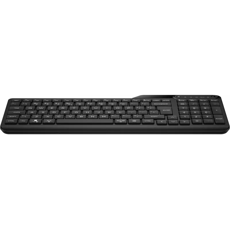 Juhtmevaba täissuuruses klaviatuur HP 475 — kaherežiimiline RF-juhtmevaba + Bluetooth, membraan, must